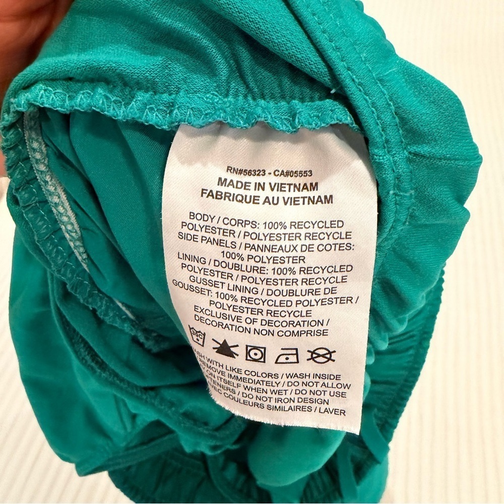 Nike Dri-Fit Green Lined Running Athletic Shorts Women's Drawstring Elastic M - Picture 10 of 13